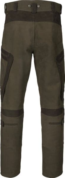 Pro Hunter Leather Trousers nahkaiset metsästyshousut, Willow Green, view: 1