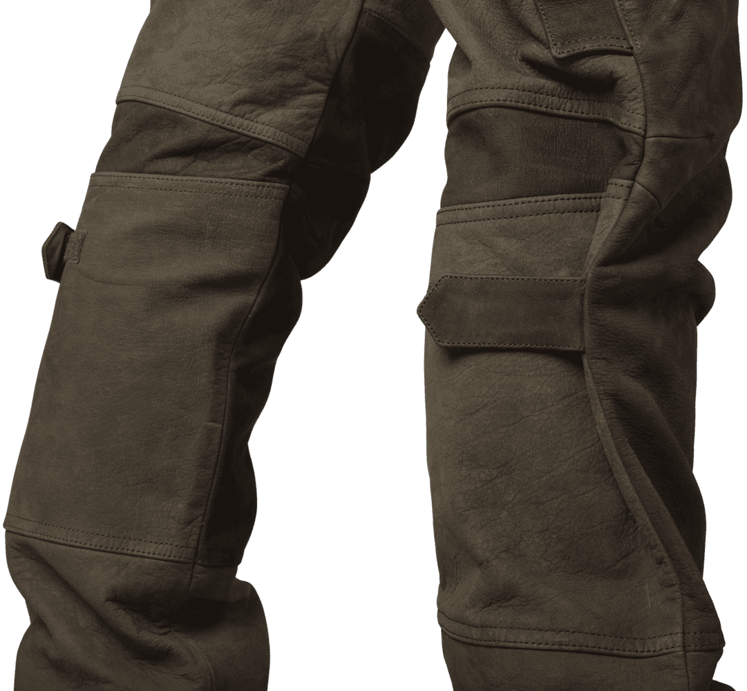 Pro Hunter Leather Trousers nahkaiset metsästyshousut, Willow Green, view: 7