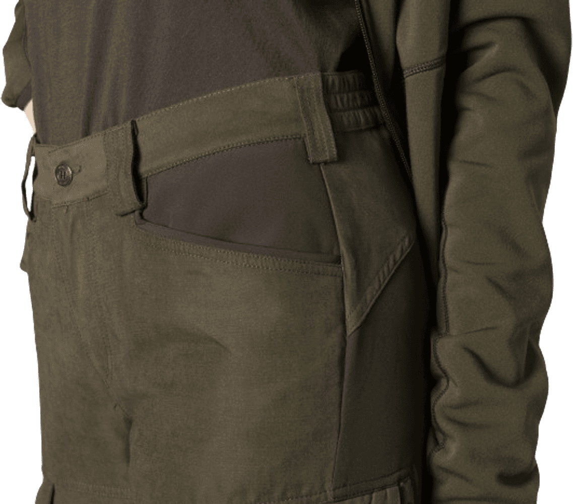 Scandinavian Trousers Women Willow naisten metsästyshousut, ruskea/vihreä, view: 2