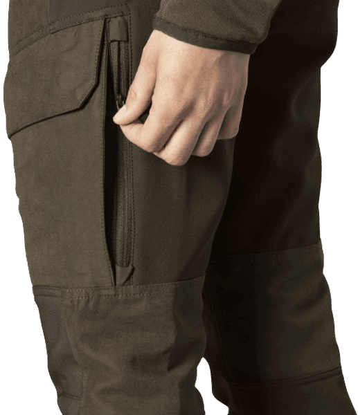 Scandinavian Trousers Women Willow naisten metsästyshousut, ruskea/vihreä, view: 5