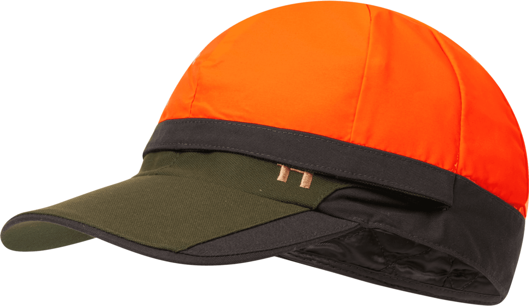 Pro Hunter GTX Reversible Keps vuorattu lippalakki, vihreä/ruskea/oranssi, view: 0