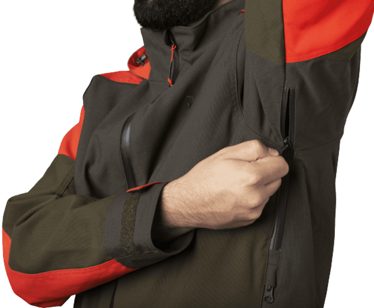 Pro Hunter Dog Keeper GTX Jacket metsästystakki, Willow Green/Orange, view: 6