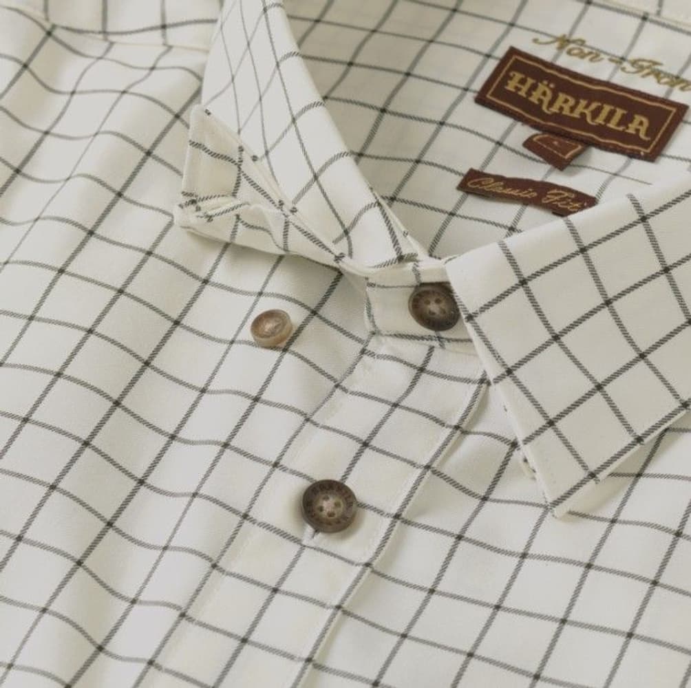Stenstorp Kauluspaita Dark Apple Check/ Button-Under, view: 2