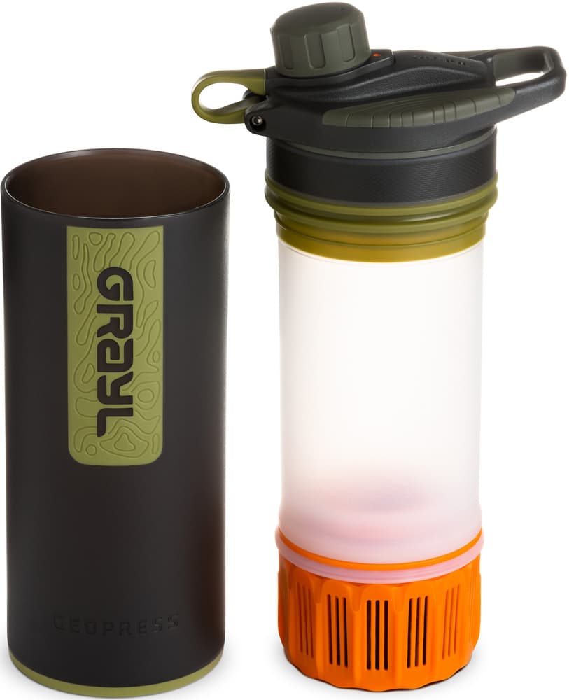 GeoPress Purifier Bottle vedensuodatin, Camo Black, view: 2
