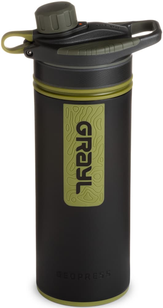GeoPress Purifier Bottle vedensuodatin, Camo Black, view: 0