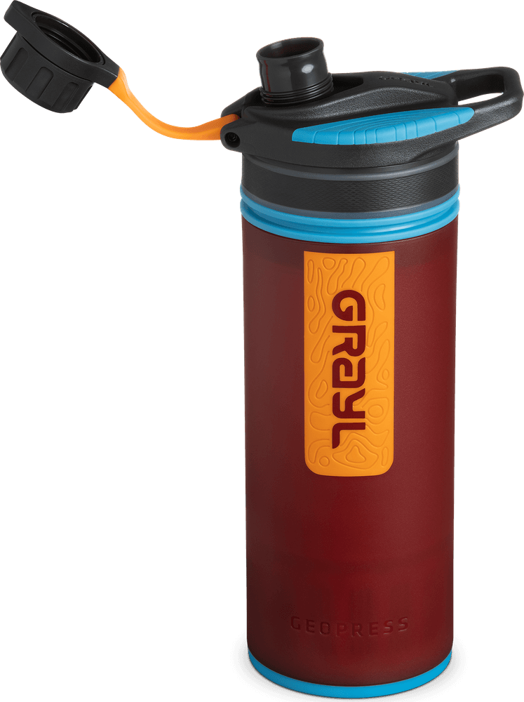 GeoPress Purifier Bottle vedensuodatin, Wanderer Red, view: 1