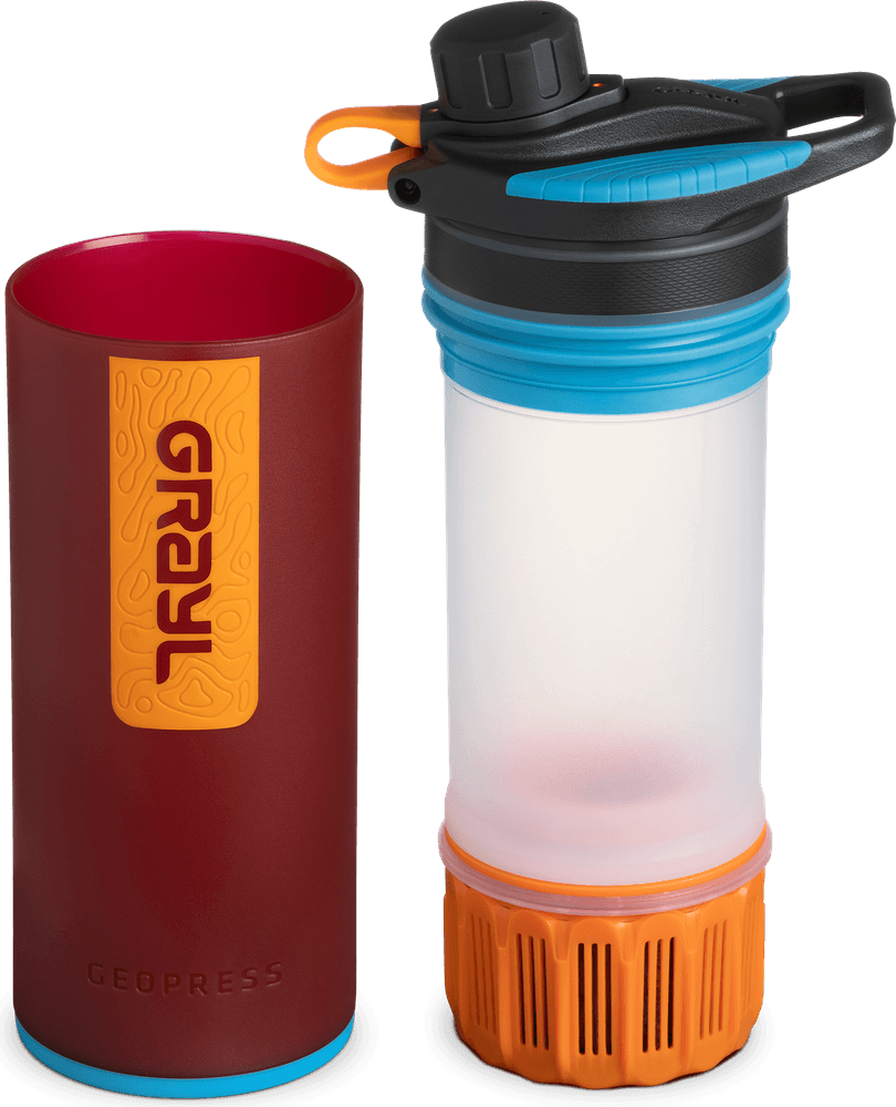 GeoPress Purifier Bottle vedensuodatin, Wanderer Red, view: 3
