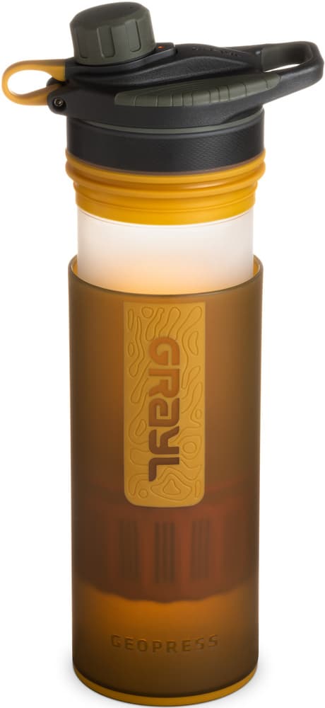 GeoPress Purifier Bottle vedensuodatin, Coyote Amber, view: 2