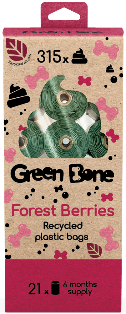 Forest koirankakkapussit, 21 rullaa, 315 kpl, view: 0