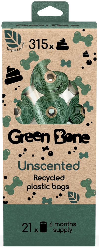 Unscented tuoksuttomat koirankakkapussit, 21 rullaa, 315 kpl, view: 0