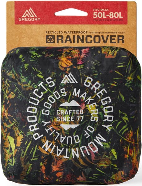 Raincover 50L-80L sadesuoja, Tropical Forest, view: 2