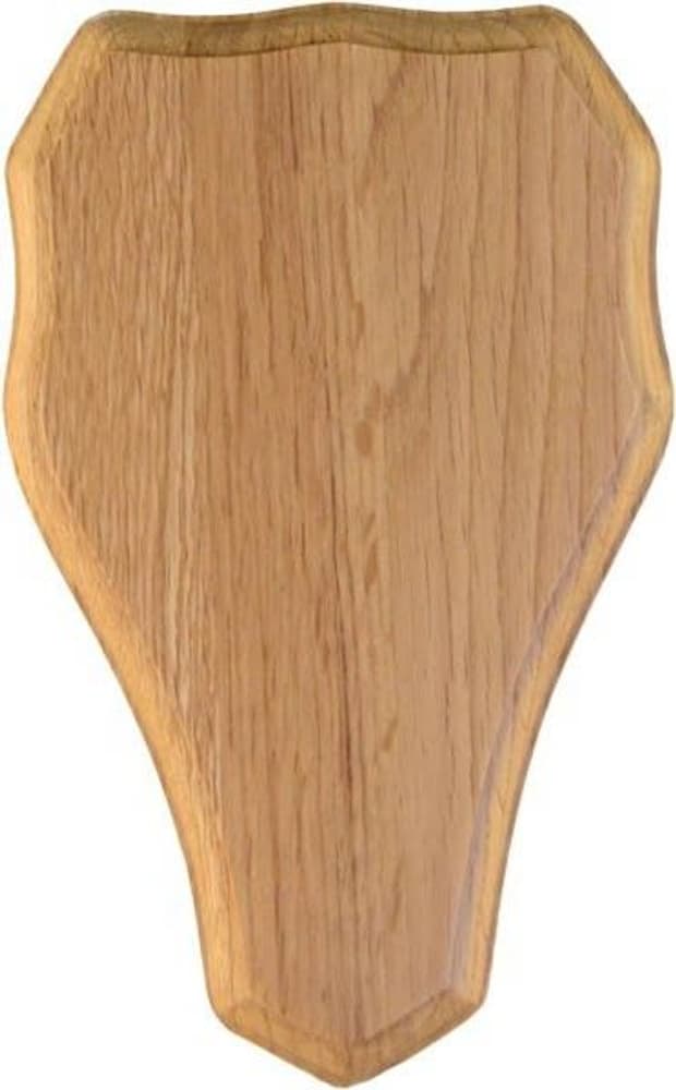 -kauristrofeen taustalevy, 23 x 14 cm, vaalea tammi, view: 0