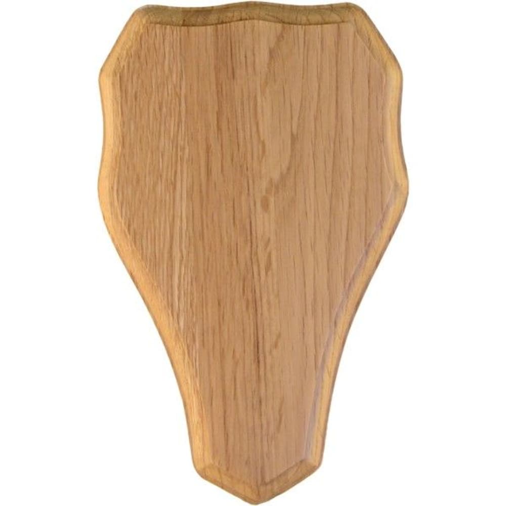 -kauristrofeen taustalevy, 19 x 12 cm, vaalea tammi, view: 0