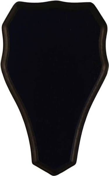 -kauristrofeen taustalevy, 19 x 12 cm, tumma tammi, view: 0