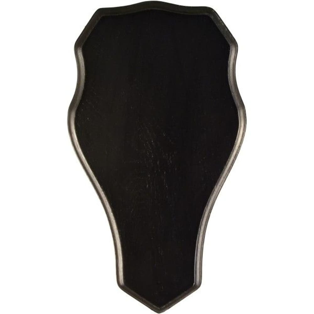 -hirvitrofeen taustalevy, 48 x 25 cm, tumma tammi, view: 0