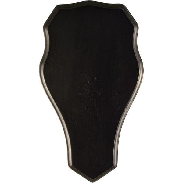 -hirvitrofeen taustalevy, 48 x 25 cm, tumma tammi, view: 0