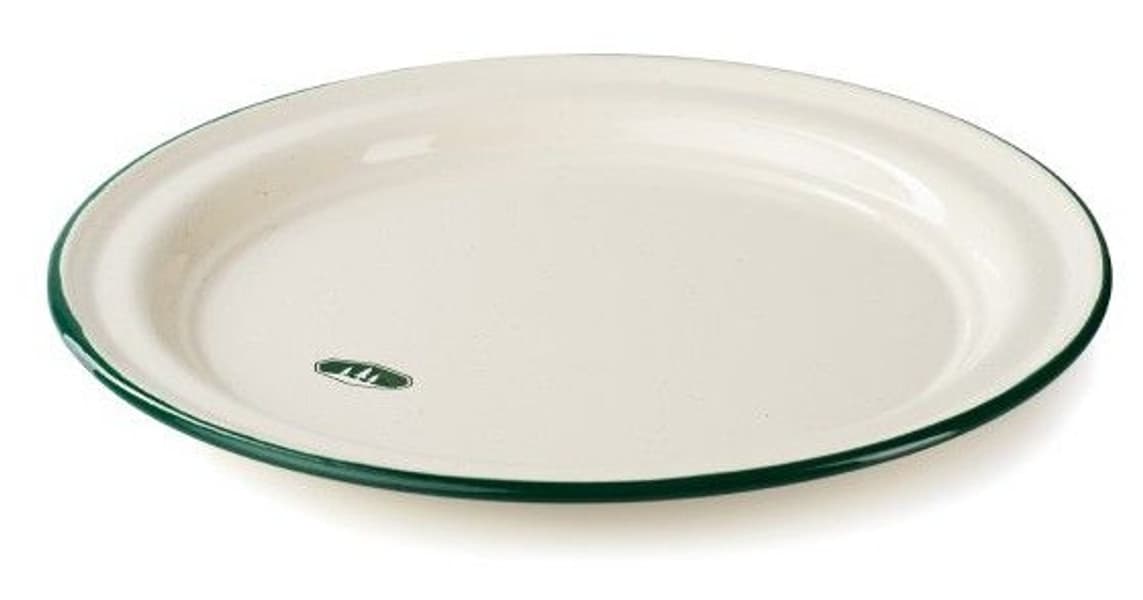 Deluxe Enamelware Plate Cream, view: 0