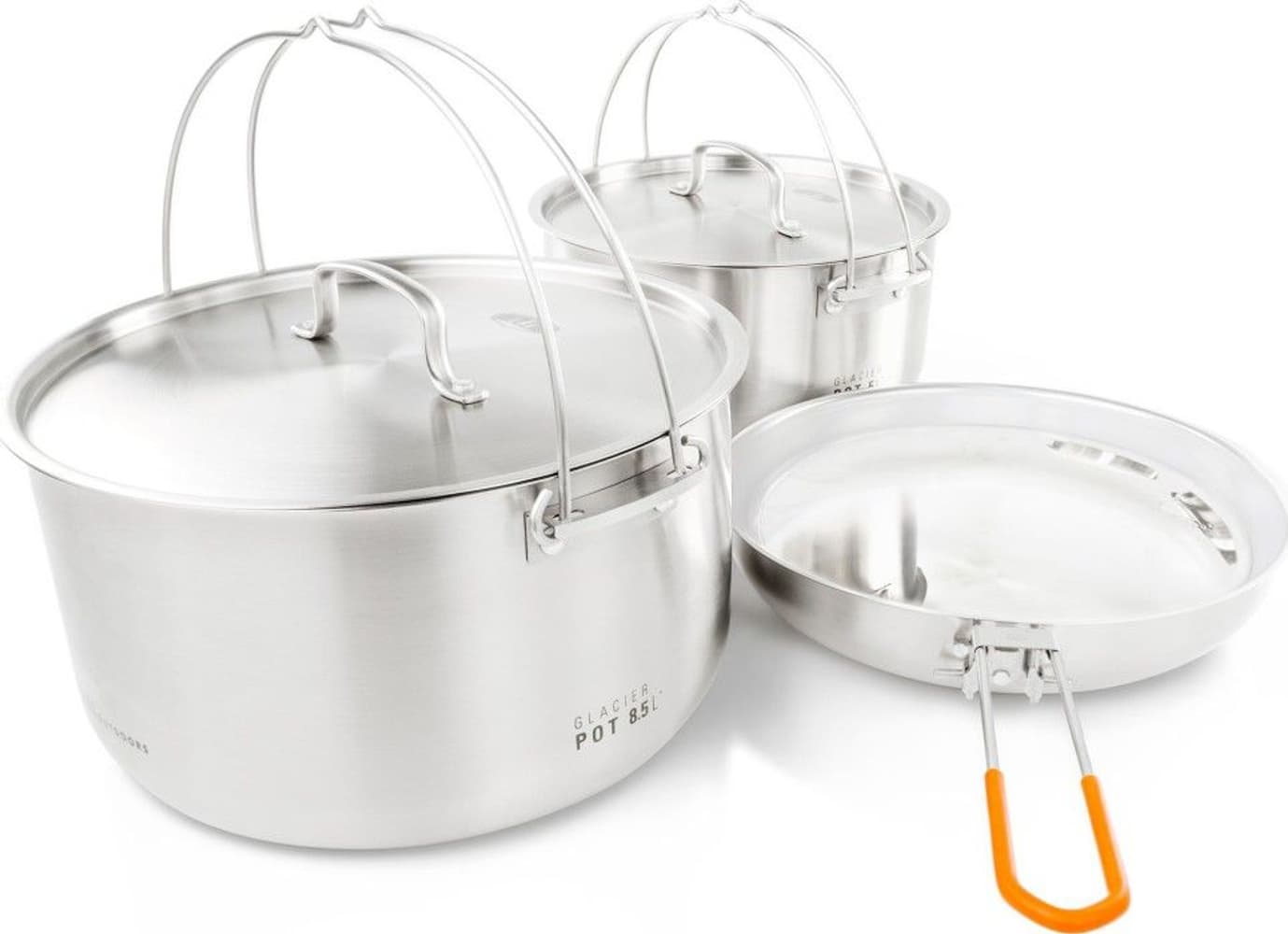Glacier Stainless Troop Cookset retkikeittiösetti, view: 0