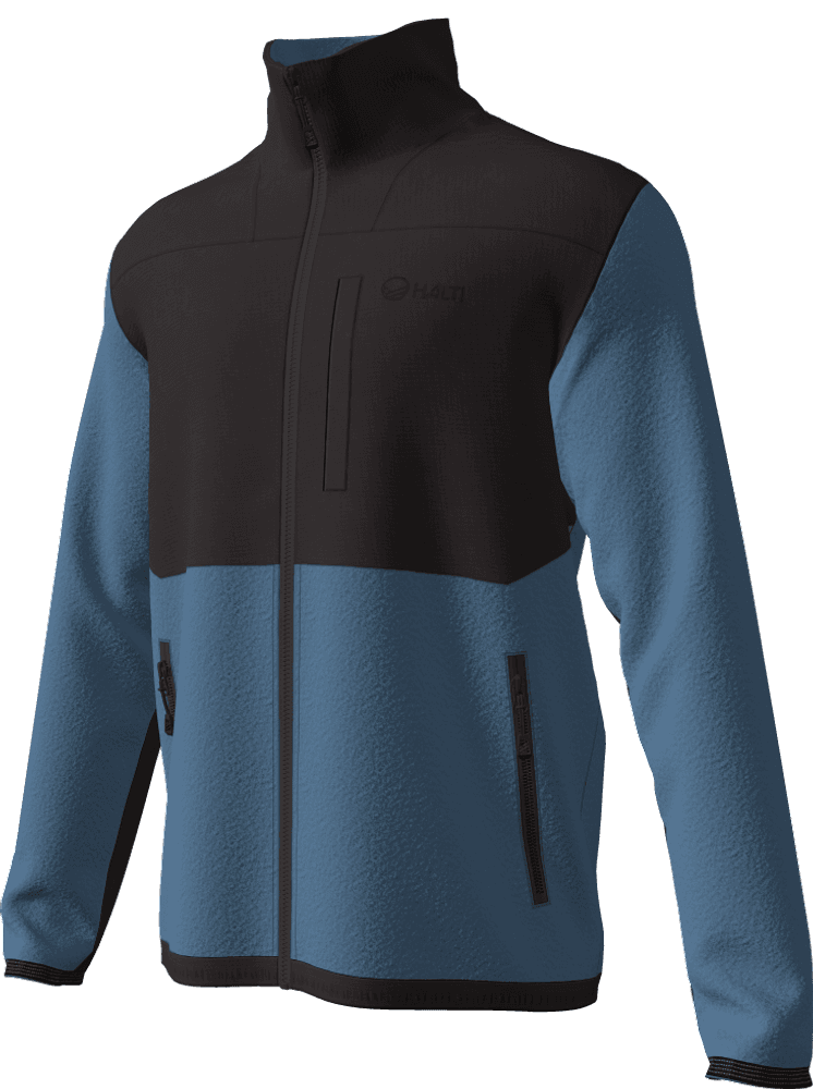 Pioneering Layer Jacket fleecetakki, siniharmaa, view: 0