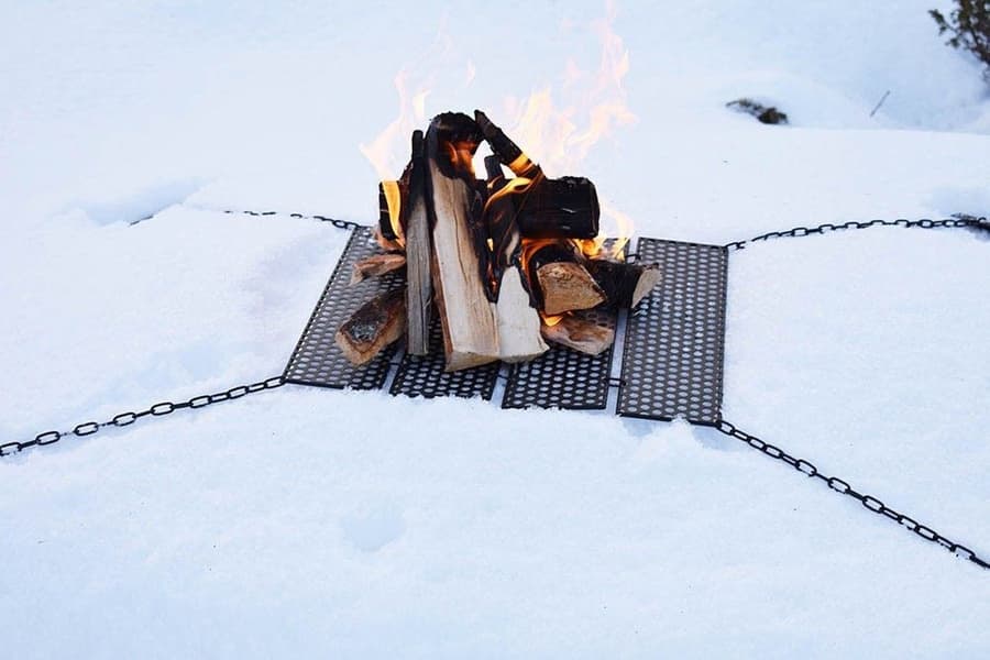 Fire Grid 44 x 44 cm taitettava ritilä, view: 1