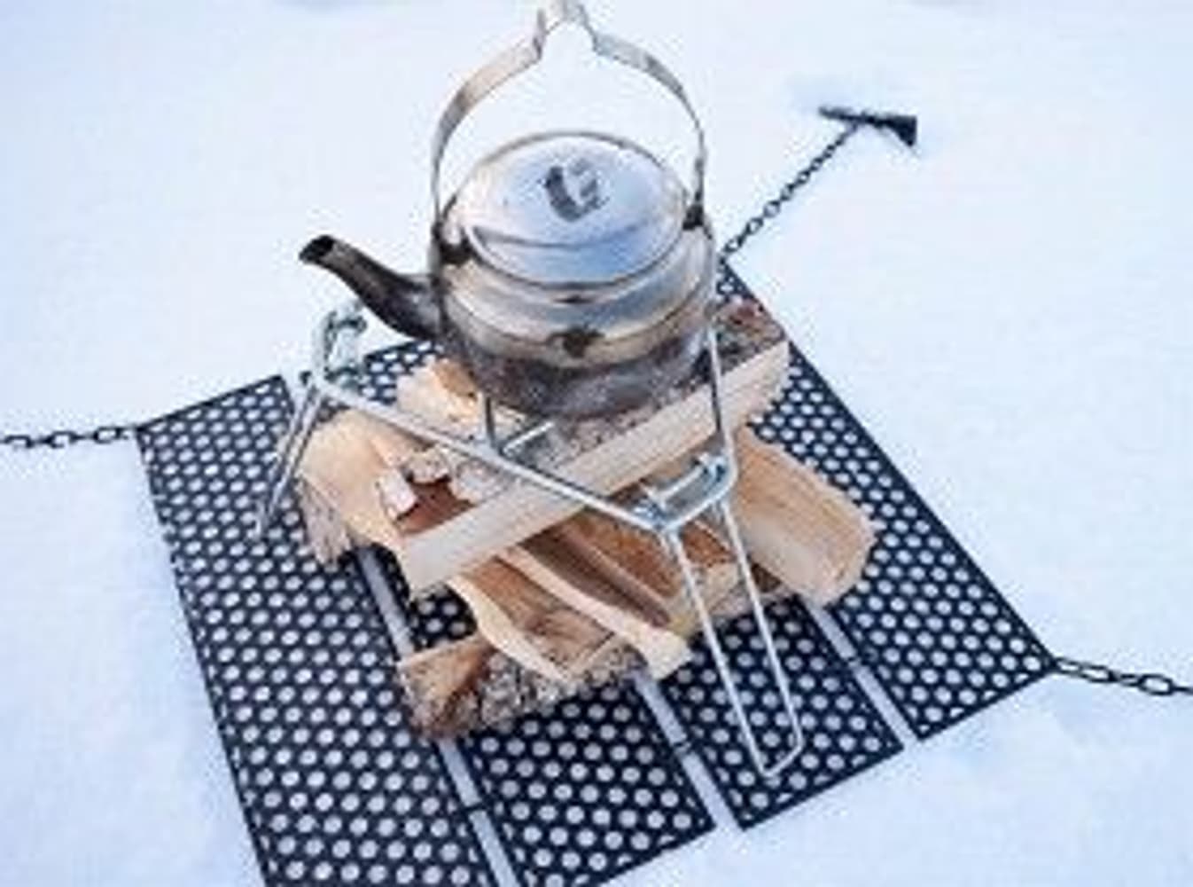 Fire Grid 44 x 44 cm taitettava ritilä, view: 2