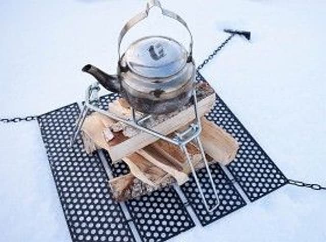 Fire Grid 44 x 44 cm taitettava ritilä, view: 2