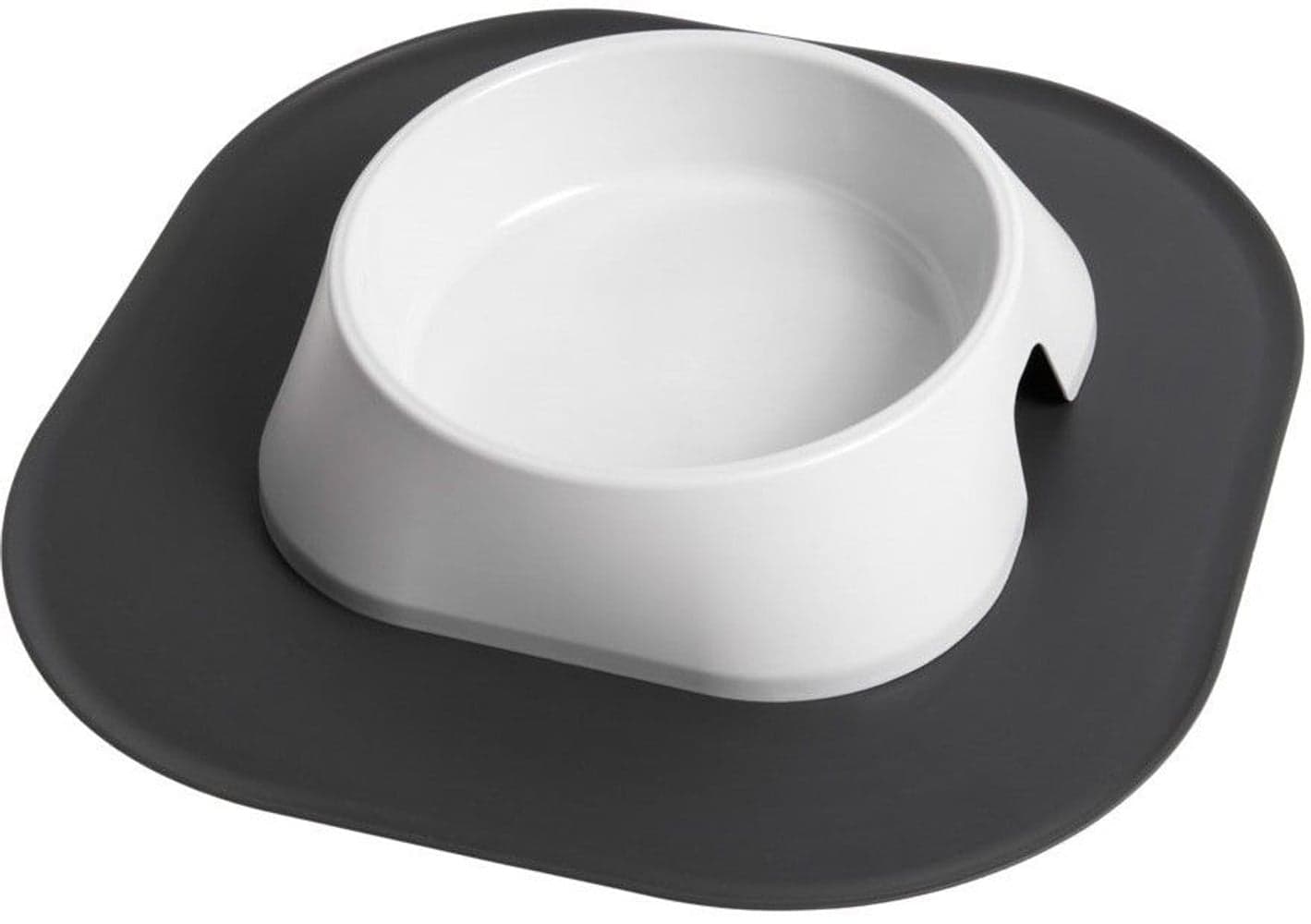 ruokakulhomatto, 32 x 32 cm, valkoinen, view: 2