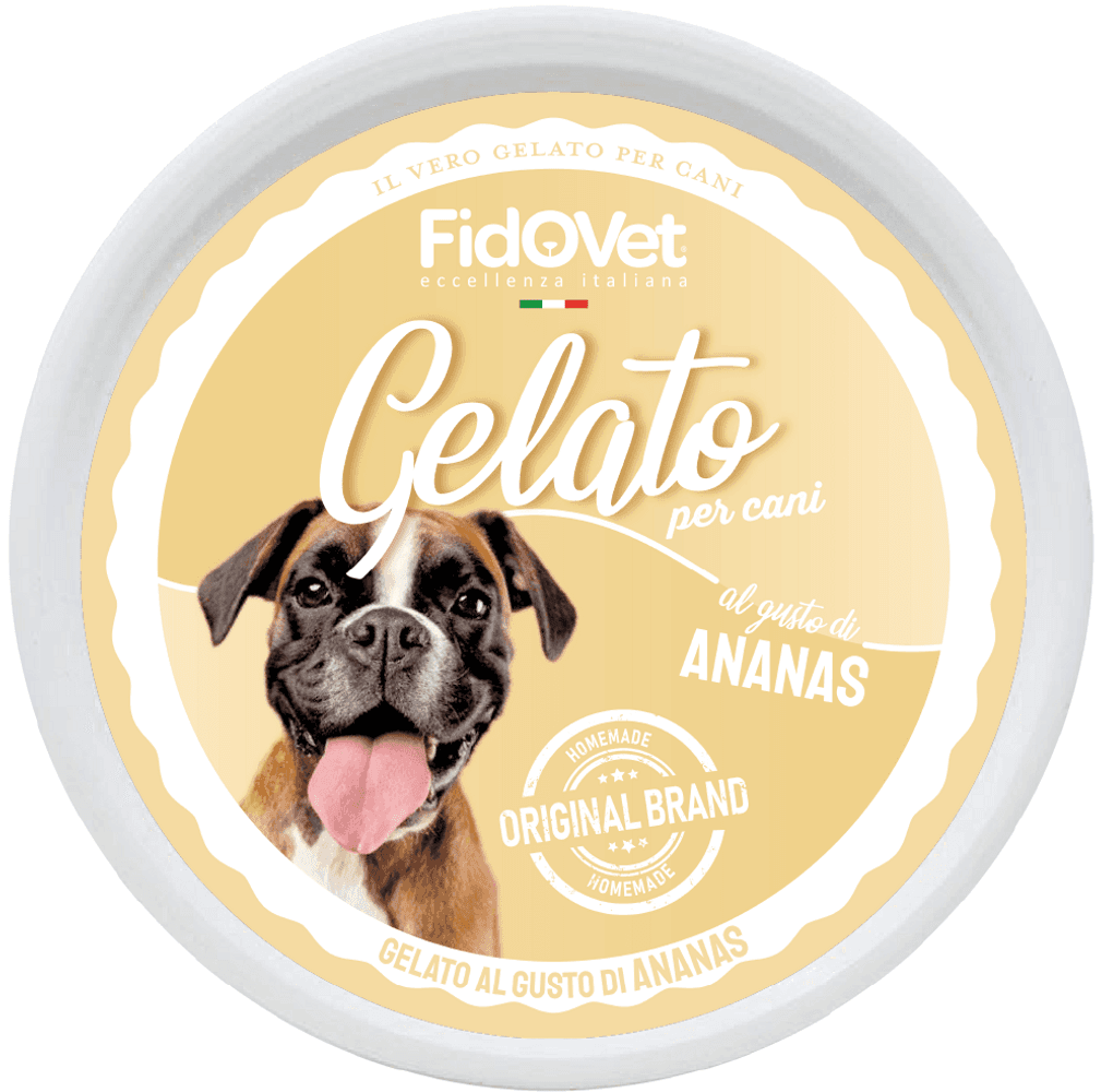 koirien jäätelö Gelato Ananas 40g, view: 0