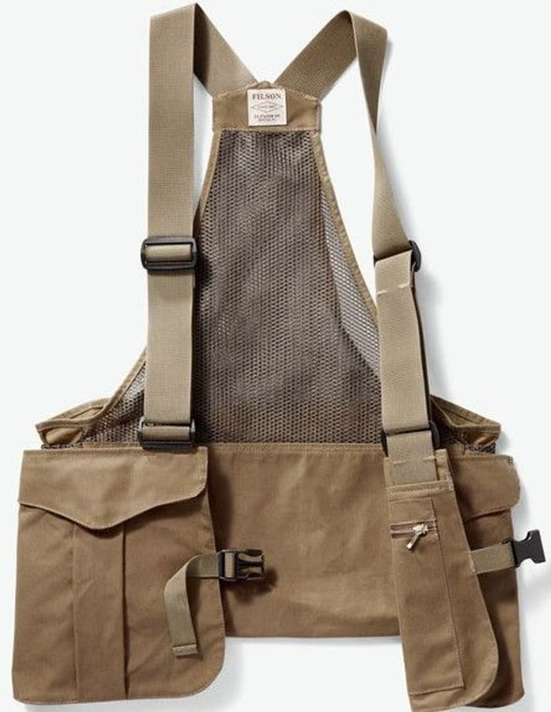 Men's Mesh Game Bag Dark Tan, view: 2