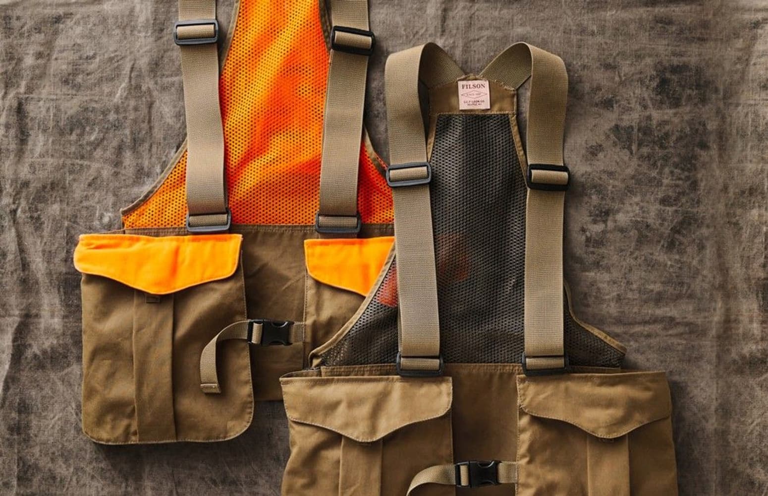 Men's Mesh Game Bag Dark Tan, view: 2