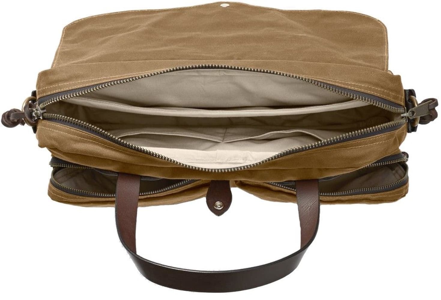 24 Hr Tin Briefcase olkalaukku, vaaleanruskea, view: 3