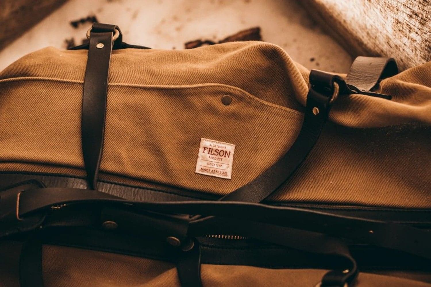 Large Duffle Bag Tan, view: 4