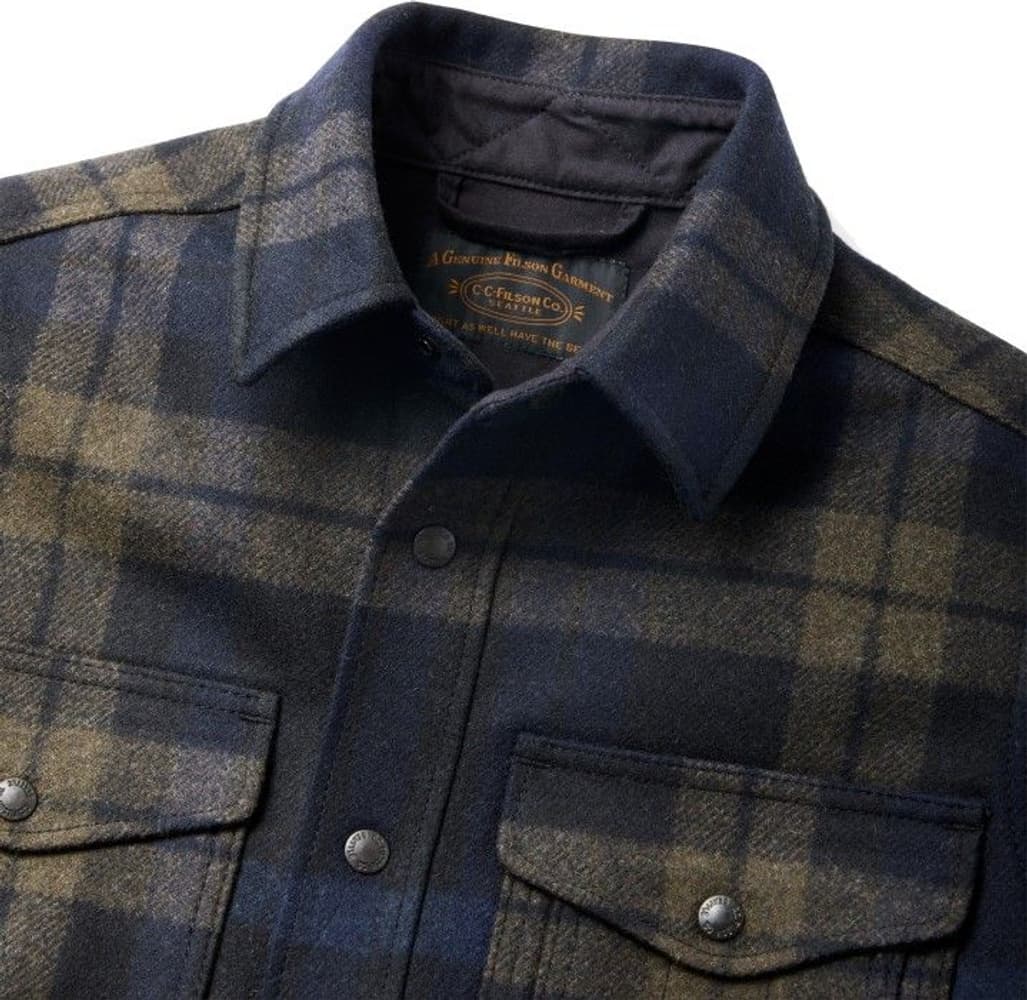 Mackinaw Jac Shirt hybriditakki, musta/vihreä/sininen, view: 2