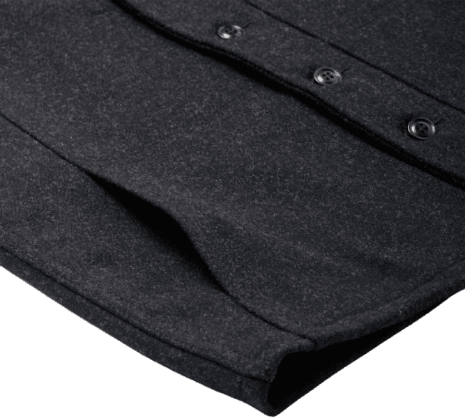 Mackinaw Wool Vest metsästysliivi, tummanharmaa, view: 3