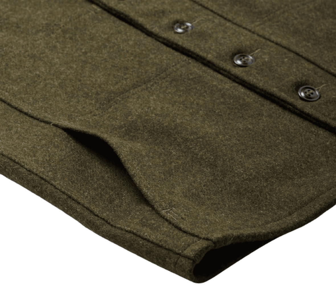 Mackinaw Wool Vest metsästysliivi, maastonvihreä, view: 2