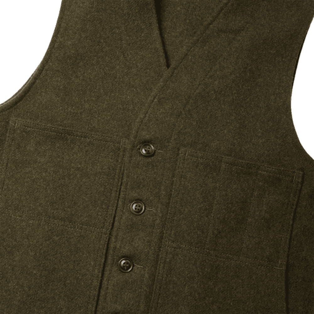 Mackinaw Wool Vest metsästysliivi, maastonvihreä, view: 1