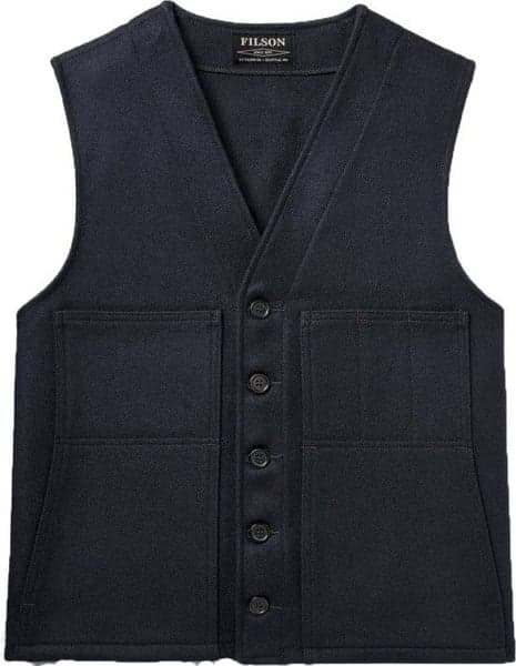 Mackinaw Wool Vest villaliivi, tummansininen, view: 0
