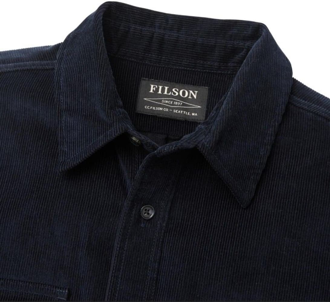 12-Wale Corduroy Shirt puuvillapaita, tummansininen, view: 3