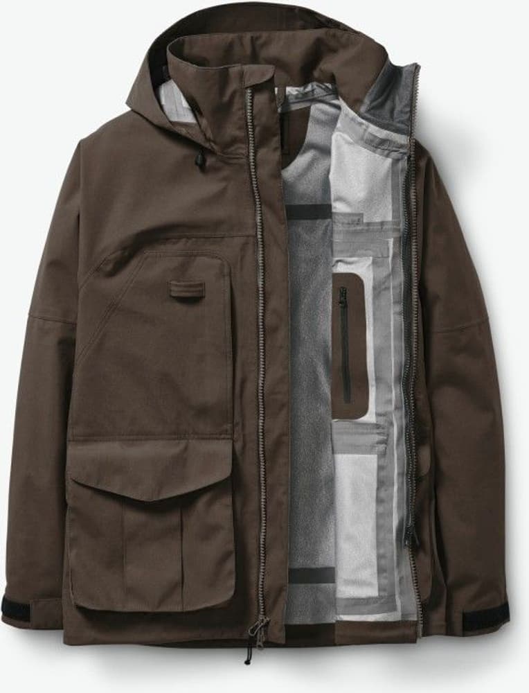Men's 3-Layer Field Jacket Brown, view: 2