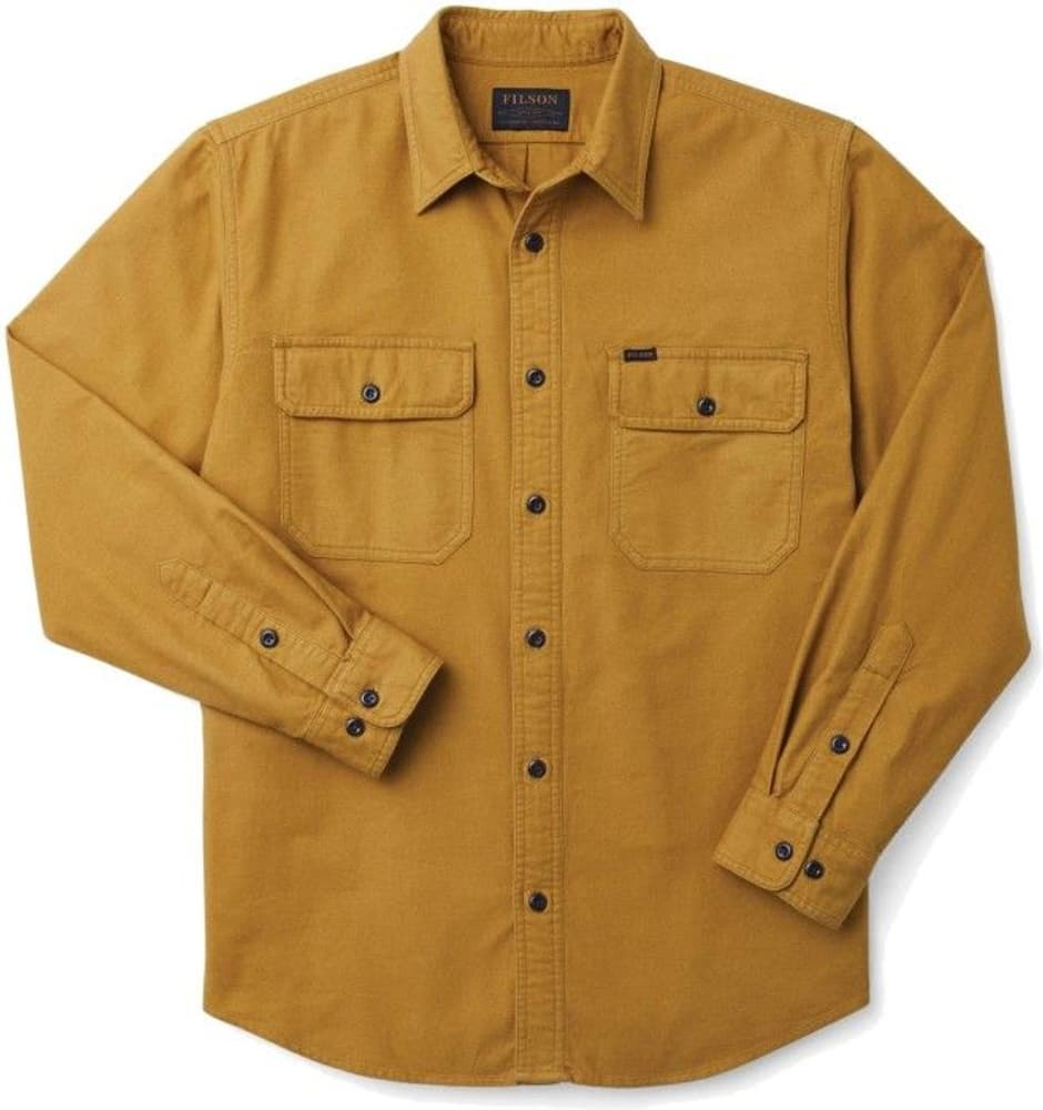 Field Flannel Shirt flanellipaita, tummankeltainen, view: 0