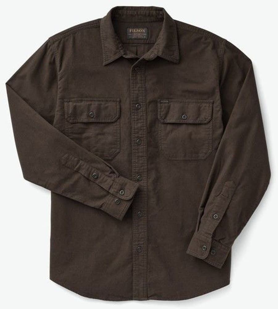 Men's Field Flannel Shirt Cigar Brown, view: 0