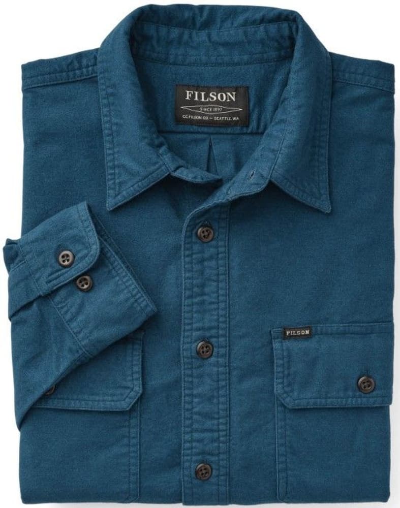 Field Flannel Shirt flanellipaita, sininen, view: 2