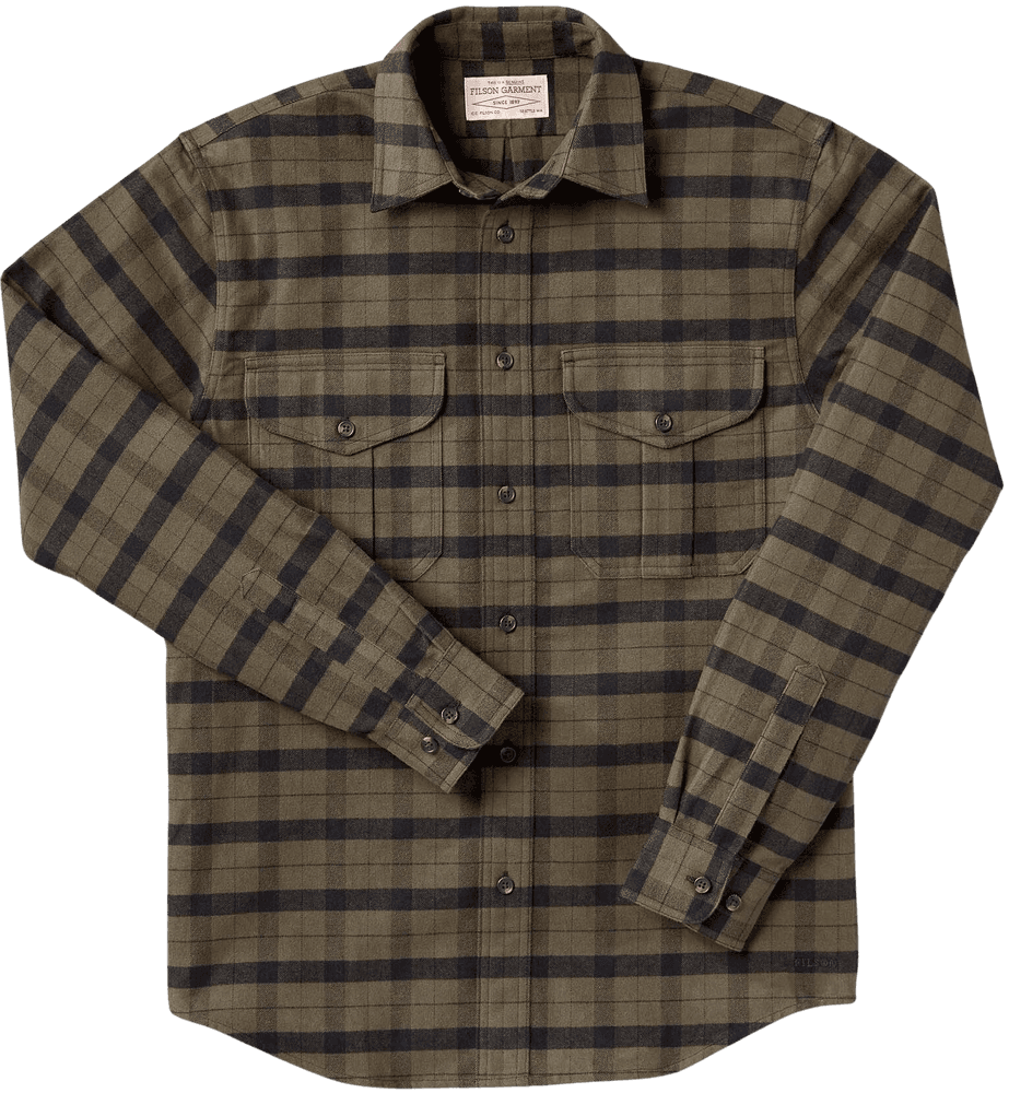 Alaskan Guide Shirt paita, Otter Green Black Plaid, view: 0