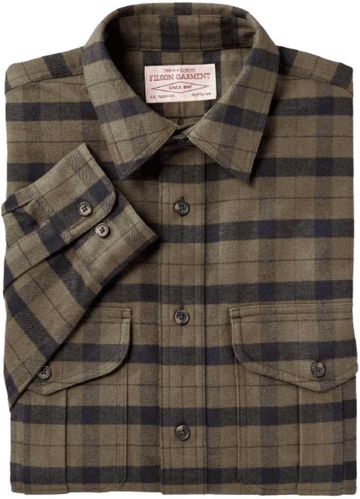 Alaskan Guide Shirt paita, Otter Green Black Plaid, view: 1