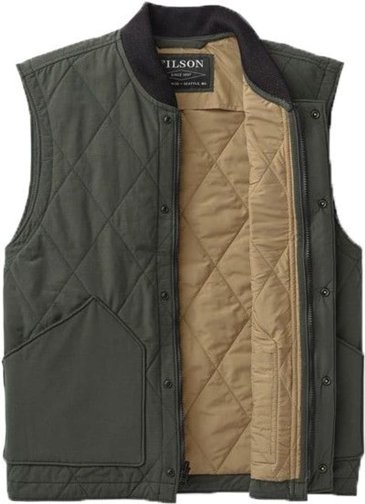Quilted Pack liivi, tummanvihreä, view: 1