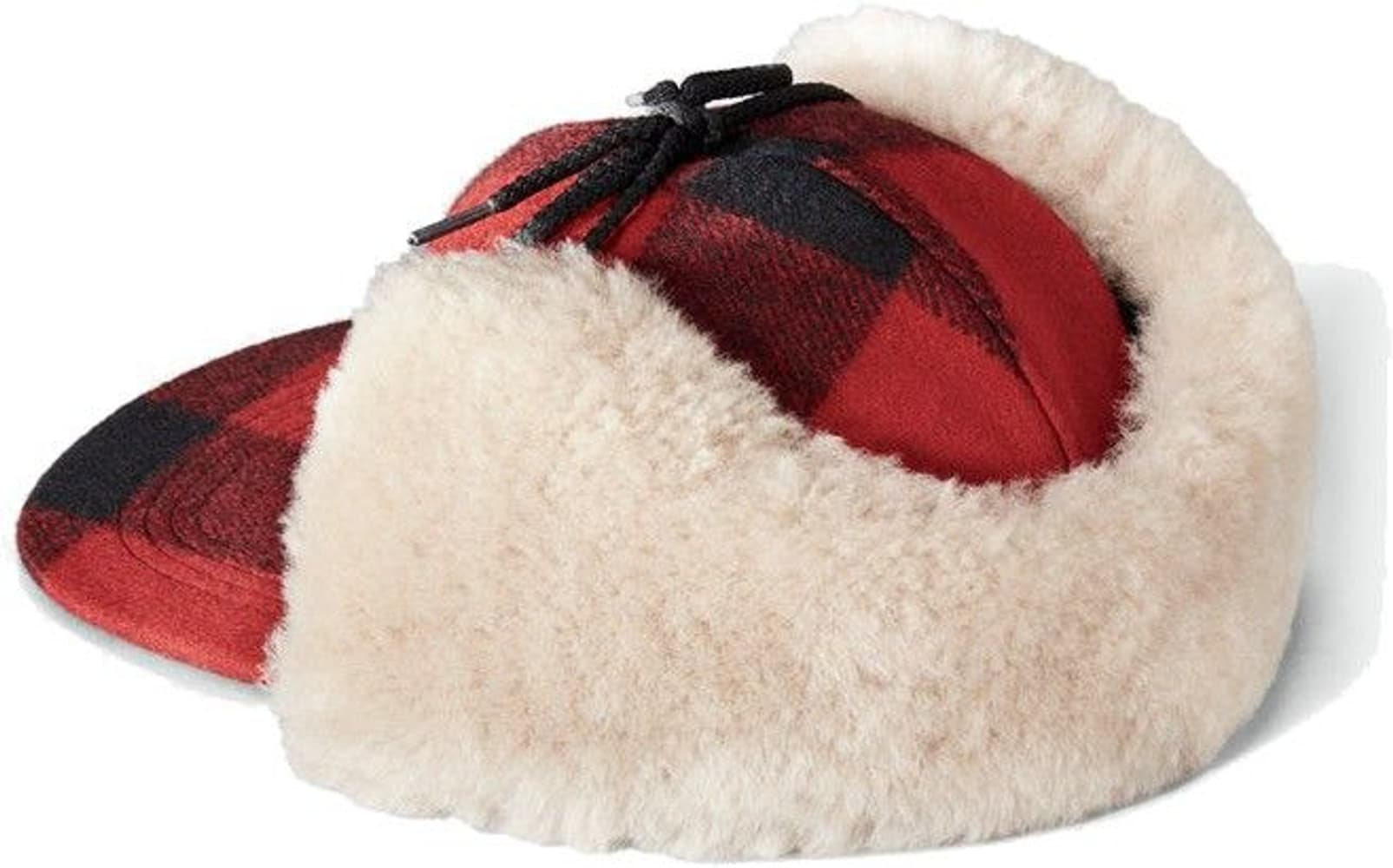 Double Mackinaw Wool Hat lippalakki, musta/punainen, view: 1