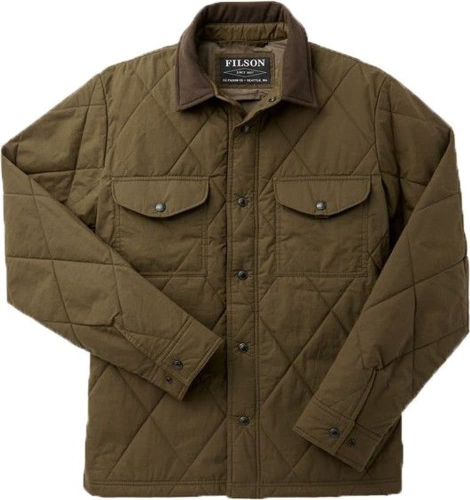 Hyder Quilted Jac-Shirt vahatakki, vihreä, view: 0