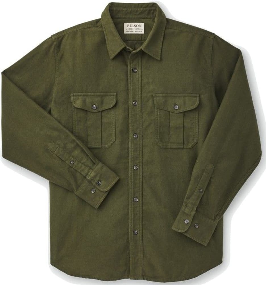 Men's Moleskin Seattle Paita Dark Olive, view: 0