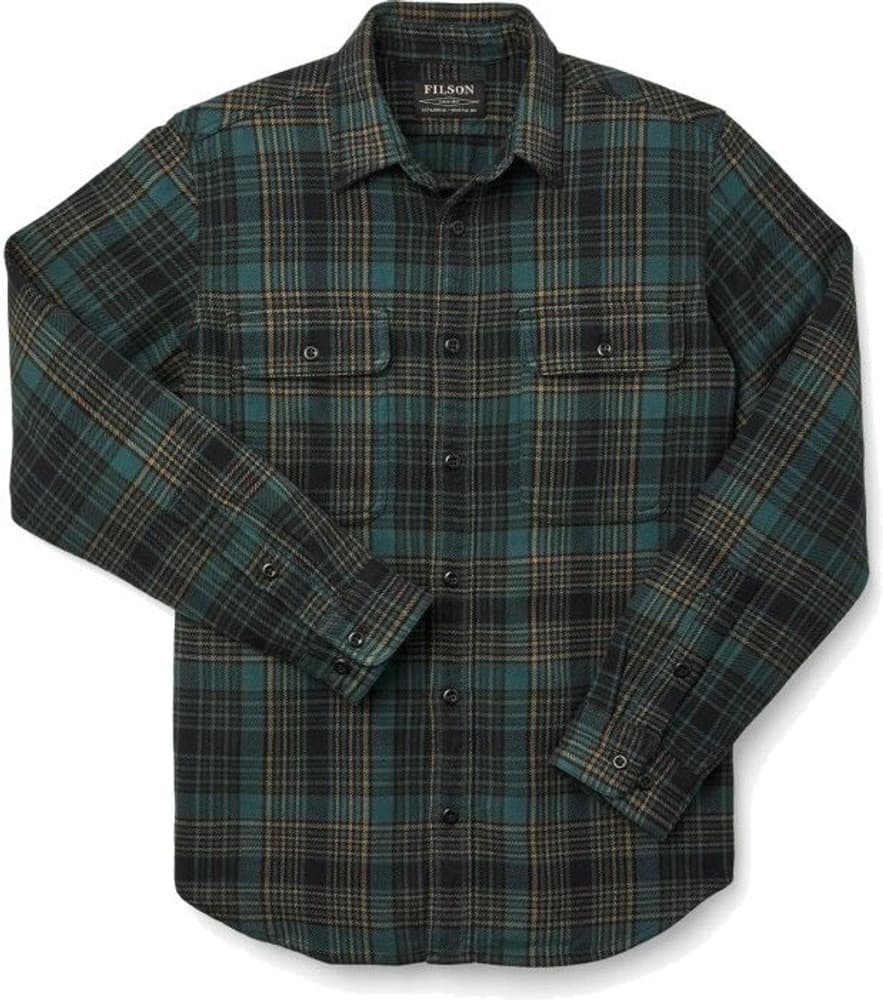 Vintage Flannel Work Shirt flanellipaita, oliivinvihreä/musta, view: 0