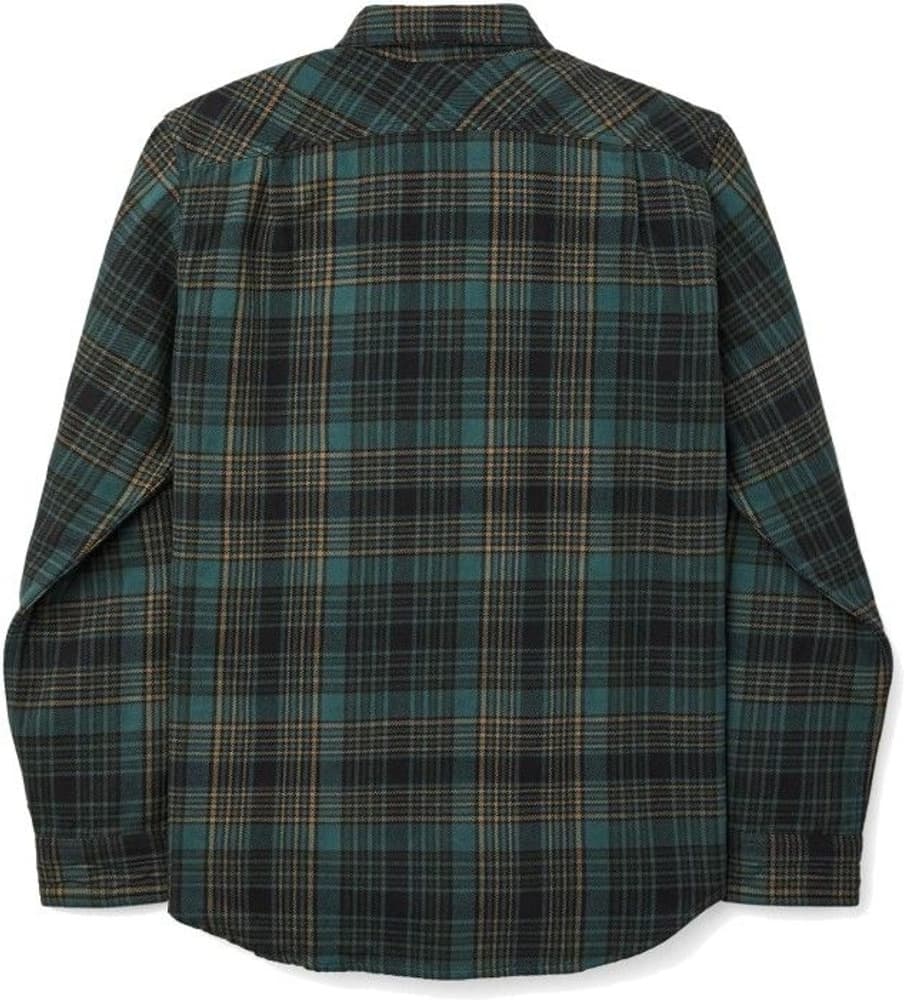 Vintage Flannel Work Shirt flanellipaita, oliivinvihreä/musta, view: 1